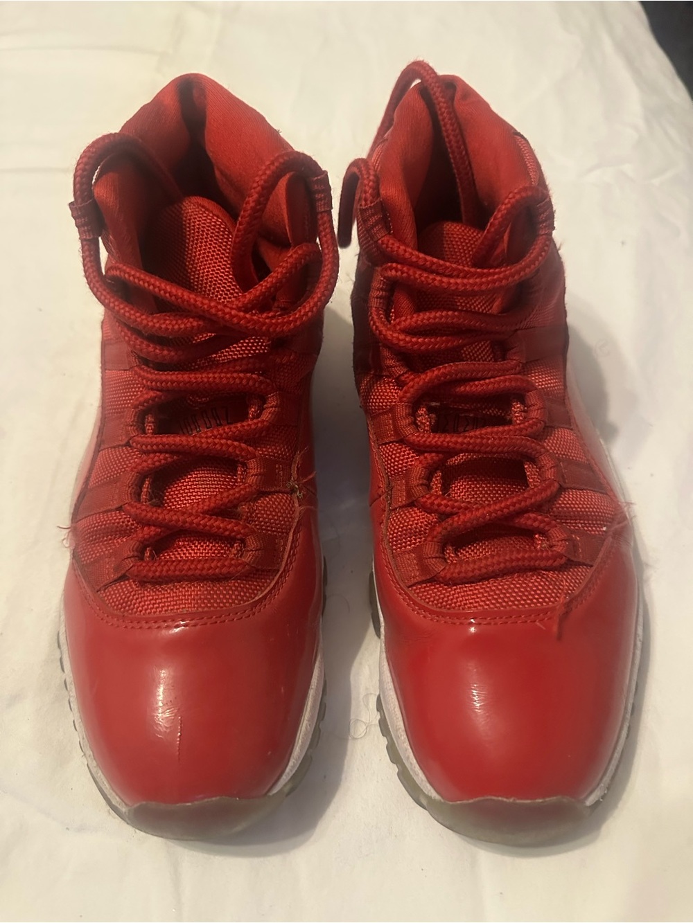 Jordan Red High-Top Men's Basketball Sneakers